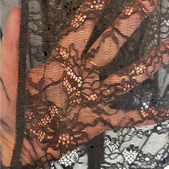 Victoria's Secret Black Lace Chemise 36 D - Picture 2 of 7